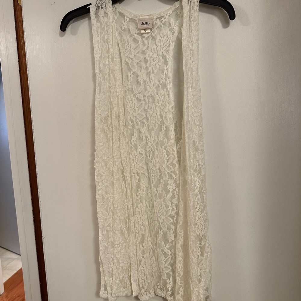 Day trip lace vest